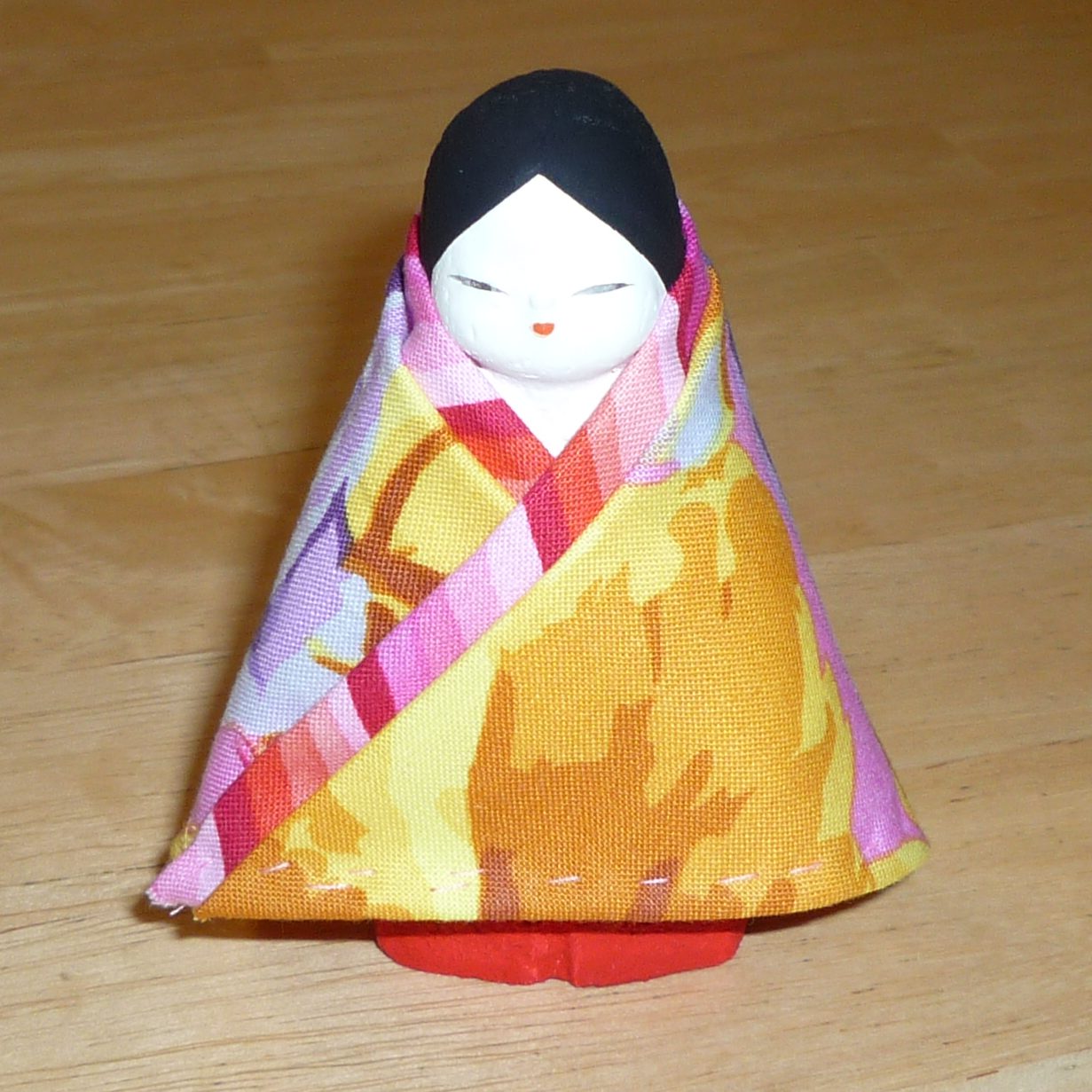 受験生日記 番外編 巫女人形の着物作り方 神さまのトイレ